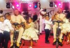 Checkout the heartwarming moment Yinka Ayefele's triplets almost took over the stage from him at a recent show (Video)